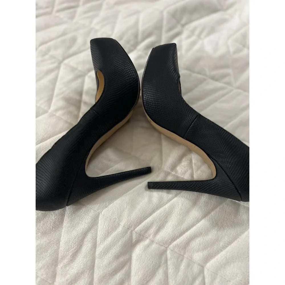 Jessica Simpson Parisah Platform Pump‎ Snake Print Black 8.5